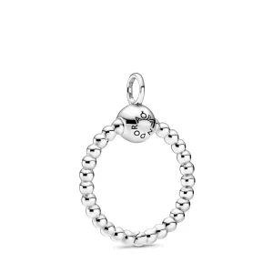 (bild till) Pandora Moments Small Pärlad O Pendant