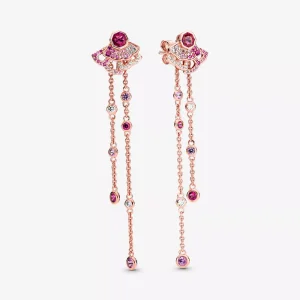 (bild till) Pandora Örhängen Rosa Fläkt 14 Karat Roséguld - 288190C01