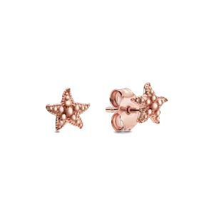 (bild till) Pandora Stiftörhängen Pärlstjärna 14 Karat Roséguld - 288956C00