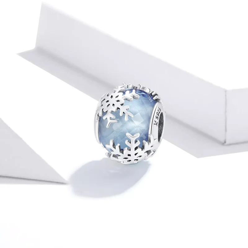 (bild till) Pandora Stil Berlock Crystal Snowflake - Scc1666 - View 2