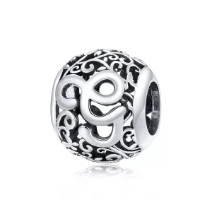 (bild till) Pandora Stil Berlock Openwork Flower Letter G - Scc1444-G