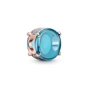 (bild till) Blå Oval Cabochon-Berlock - 789309C01