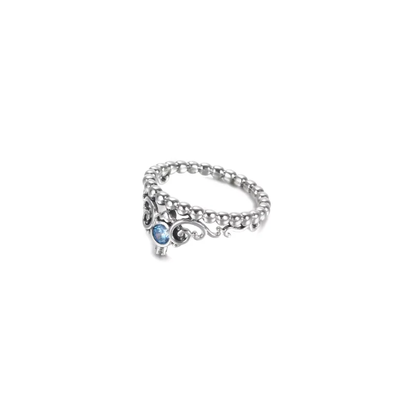 (bild till) Disney Askungen Blå Tiara Ring - 199191C01 - View 5