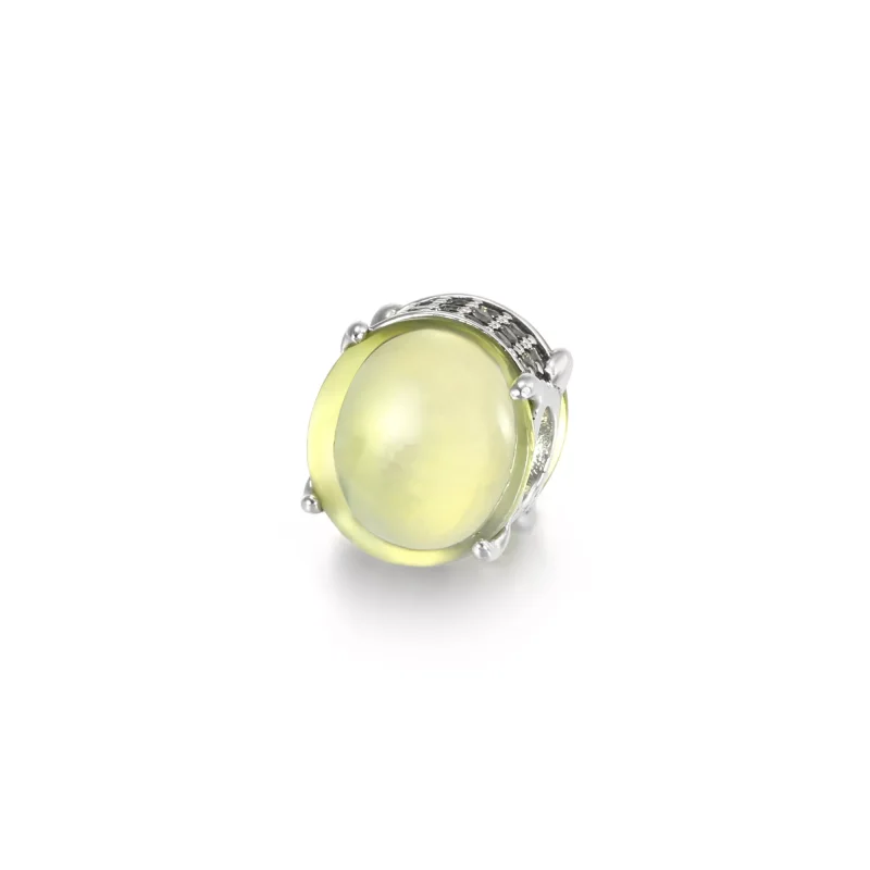 (bild till) Grön Oval Cabochon Berlock - 799309C02 - View 2