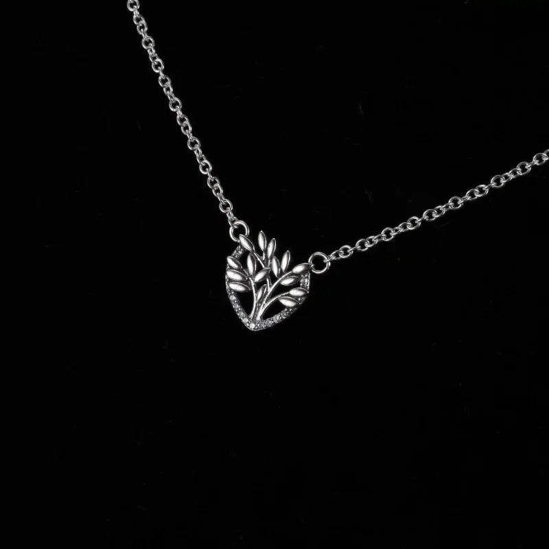 (bild till) Heart Family Tree Collier Halsband - 399261C01 - View 6