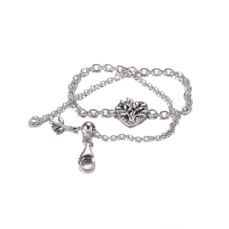 (bild till) Heart Family Tree Kedjearmband - 599292C01 - View 4