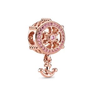 (bild till) Pandora Berlock Skickar Rodret Ale Met 14 Karat Roséguld - 789017C01
