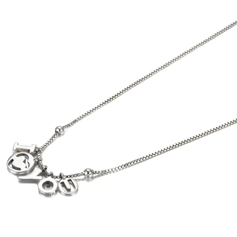 (bild till) Pandora Halsband Jag Älskar Dig - 396580-60 - View 2