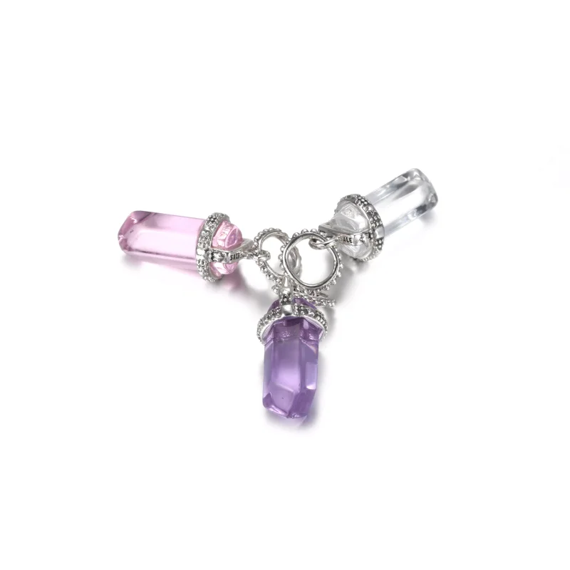 (bild till) Pandora Halsband Vit Amulett - 399185C03 - View 3