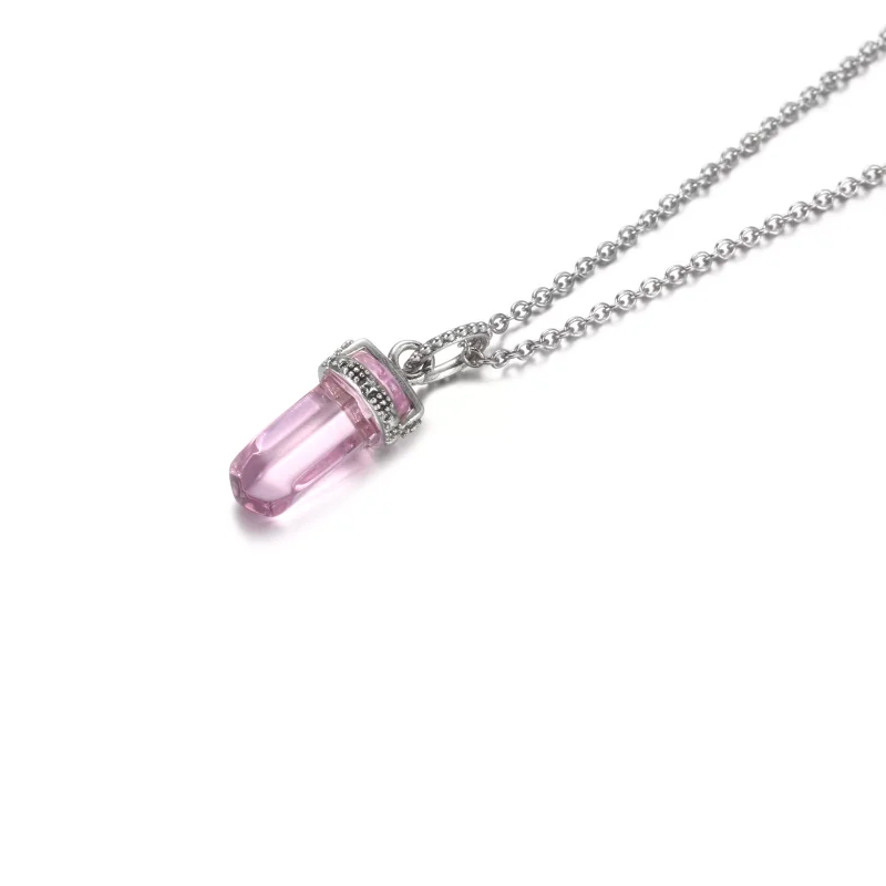 (bild till) Pandora Halsband Vit Amulett - 399185C03 - View 5