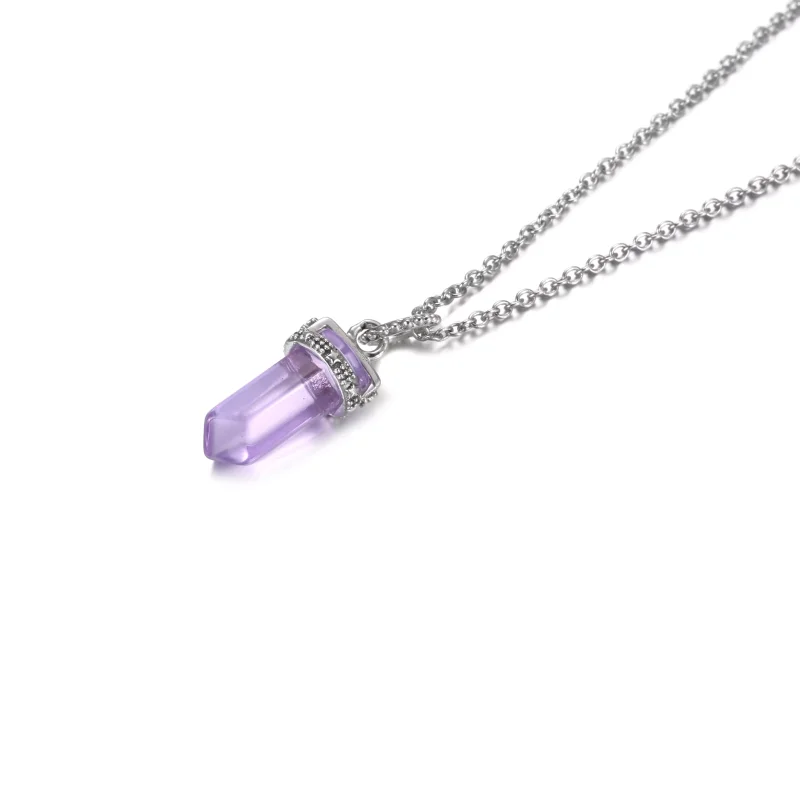 (bild till) Pandora Halsband Vit Amulett - 399185C03 - View 6