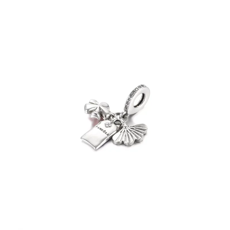 (bild till) Pandora Hängberlock Japanska Sakura, Omamori Och Fläkt - 799326C01 - View 3