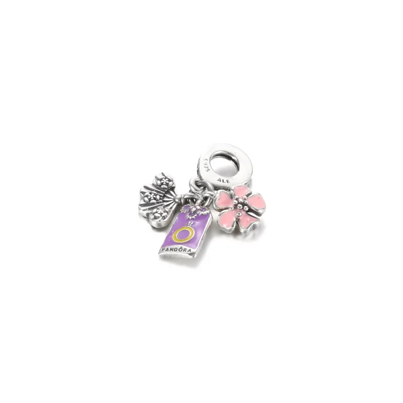 (bild till) Pandora Hängberlock Japanska Sakura, Omamori Och Fläkt - 799326C01 - View 4