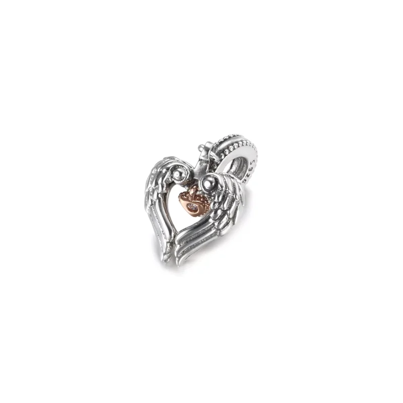 (bild till) Pandora Hängberlock Pandora Club 2021 Angel Wings & Heart - 789296C01 - View 4