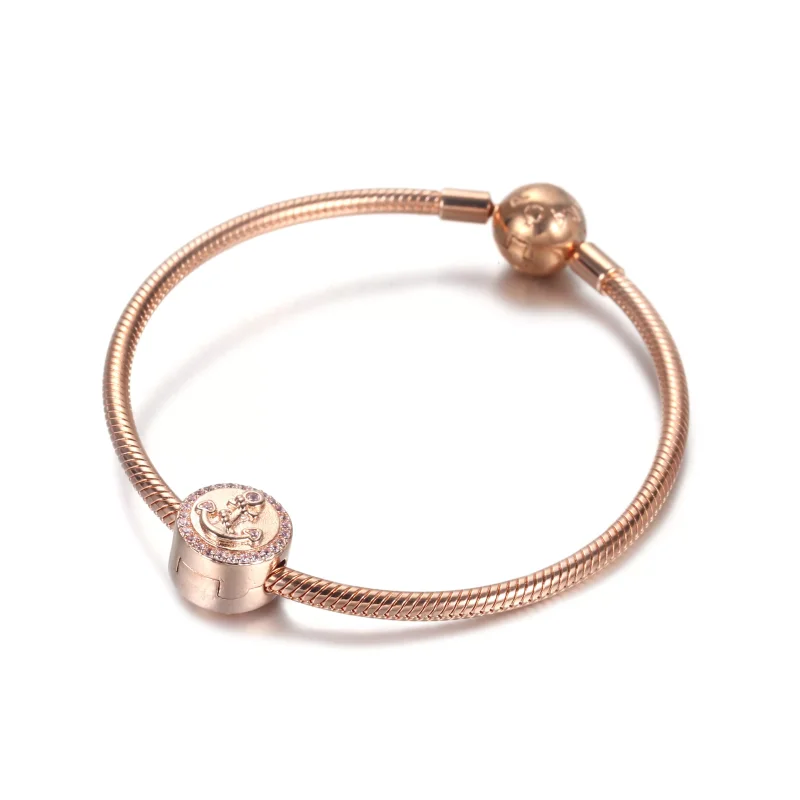 (bild till) Pandora Klämstopp Mousserande Rosa Ankare - 789019C01 - View 6
