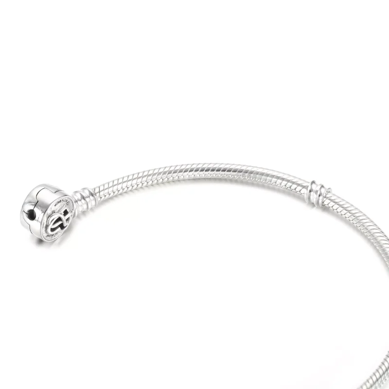 (bild till) Pandora Moments Hjärtformat Ormkedjearmband Med Evighetssymboler - 599365C00 - View 4