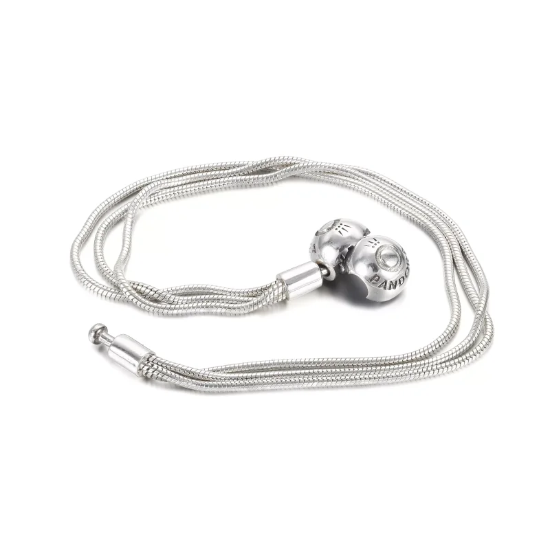 (bild till) Pandora Moments Ormkedjearmband Med Flera Kedjor - 599338C00 - View 5