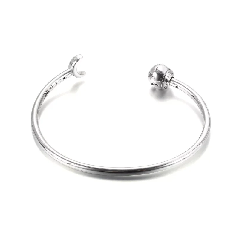 (bild till) Pandora Öppen Armring Måne & Stjärnor - 599120C01 - View 3