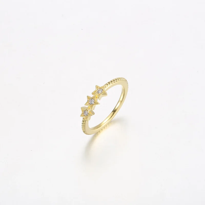 (bild till) PANDORA Celestial Stars Ring - 162333C01 - View 9