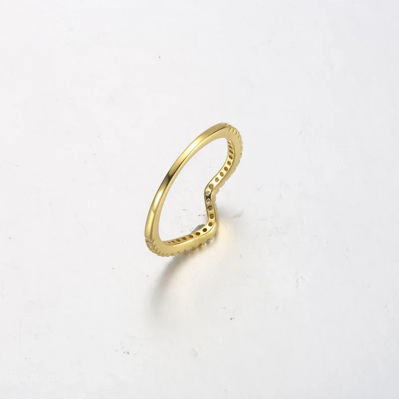 (bild till) PANDORA Glittrande Våg Ring - 162539C01 - View 8