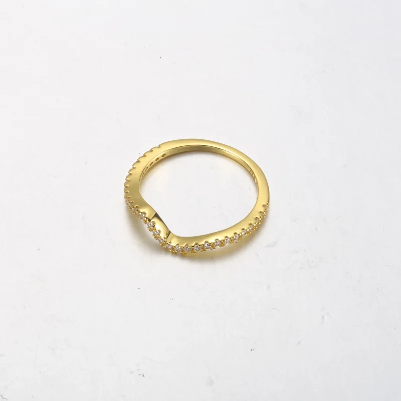 (bild till) PANDORA Glittrande Våg Ring - 162539C01 - View 10