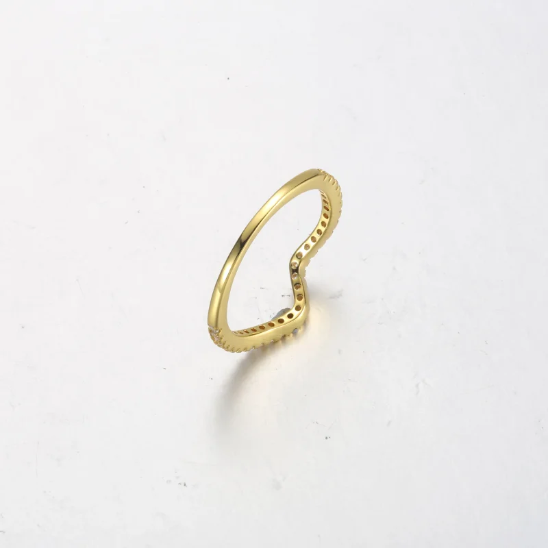 (bild till) PANDORA Glittrande Våg Ring - 162539C01 - View 12