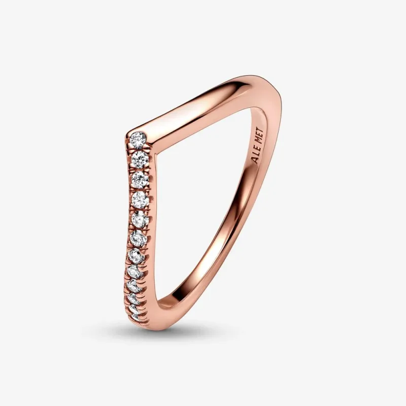 (bild till) Pandora Timeless Wish Half Sparkling Ring - 182394C01 - View 4