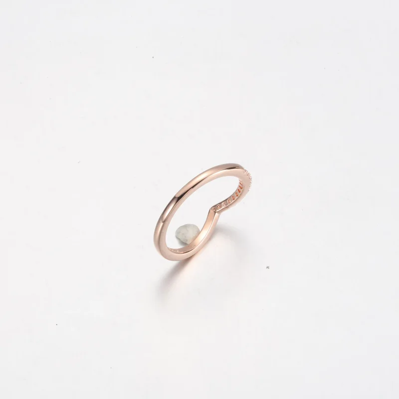 (bild till) Pandora Timeless Wish Half Sparkling Ring - 182394C01 - View 12