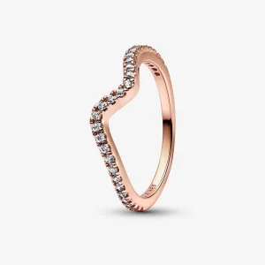 (bild till) PANDORA Glittrande Våg Ring - 182539C01