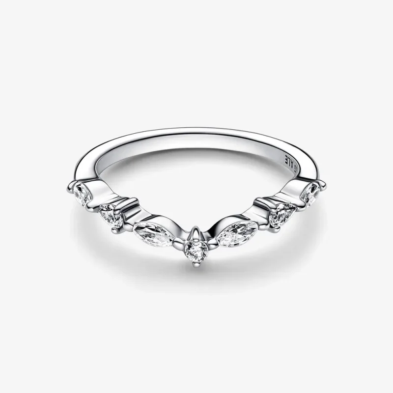 (bild till) Pandora Timeless Wish Glittrande Alternerande Ring - 192390C01 - View 4