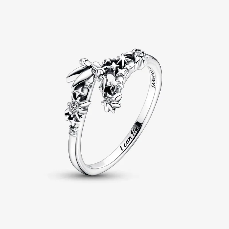 (bild till) PANDORA Disney Tinker Bell Glittrande Ring - 192516C01 - View 4