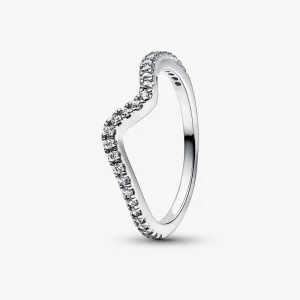 (bild till) PANDORA Glittrande Våg Ring - 192539C01