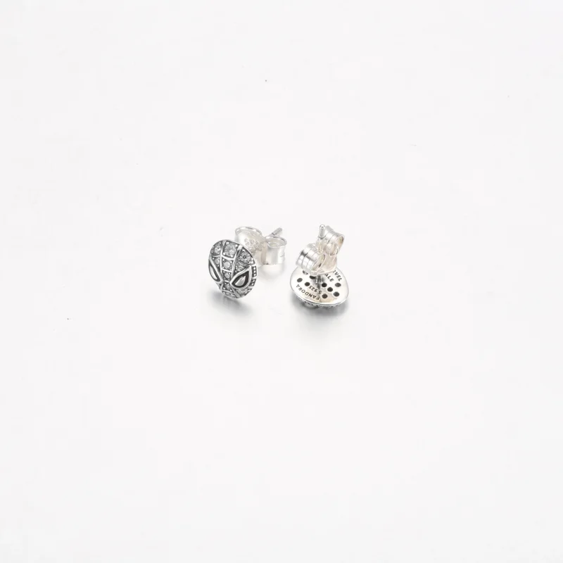 (bild till) PANDORA Marvel Spider-Man Mask Pavé Stud-örhängen - 292354C01 - View 7