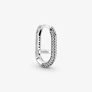 (bild till) Pandora ME Pavé Örhänge med Enkel Länk - 299682C01