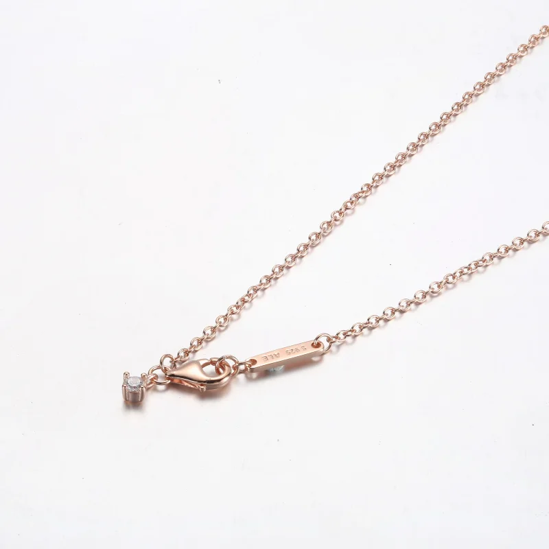 (bild till) PANDORA Glittrande Herbarium Cluster Drop Collier-halsband - 382386C01 - View 7