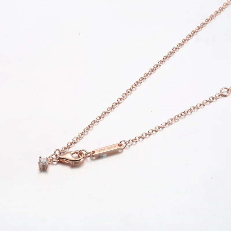 (bild till) PANDORA Glittrande Herbarium Cluster Drop Collier-halsband - 382386C01 - View 11