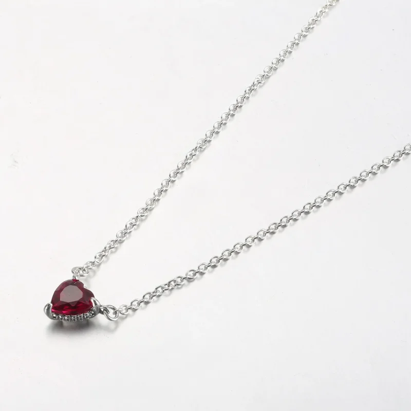 (bild till) PANDORA Glittrande Hjärtas Halo Hänge Collier Halsband - 392542C01 - View 9