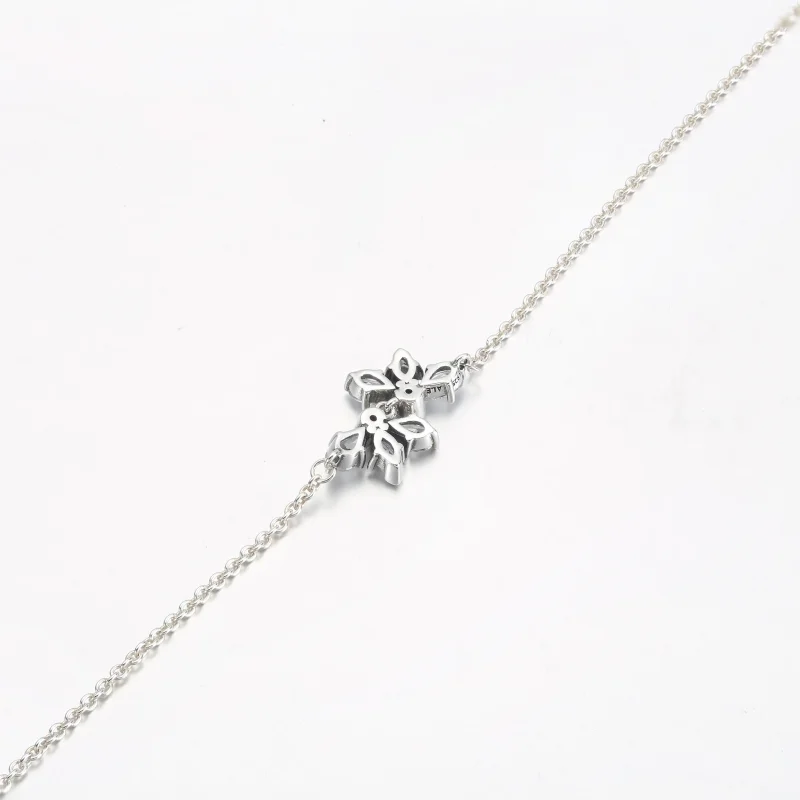 (bild till) PANDORA Glittrande Herbarium Klusterarmband - 592398C01 - View 8
