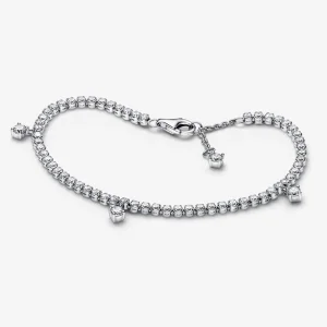 (bild till) PANDORA Glittrande Droppar Tennisarmband - 592401C01
