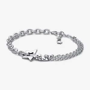 (bild till) PANDORA Stjärnfall Dubbelkedje Armband - 592409C01
