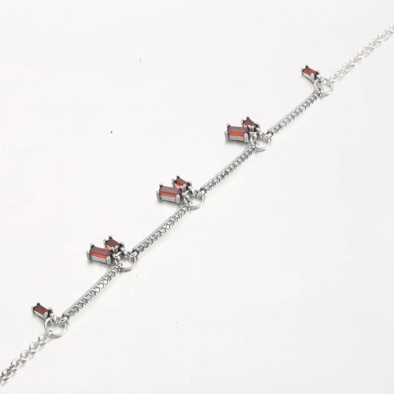 (bild till) PANDORA Fyrverkeri Pavé Bars Armband - 592537C01 - View 3
