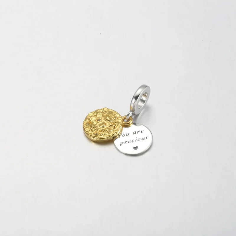 (bild till) Pandora Tvåtons Daisy Dubbelhängeande Charm - 762341C01 - View 2
