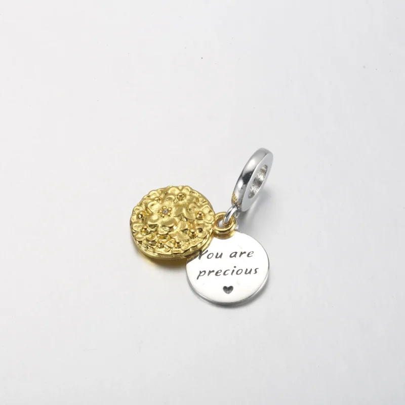 (bild till) Pandora Tvåtons Daisy Dubbelhängeande Charm - 762341C01 - View 5