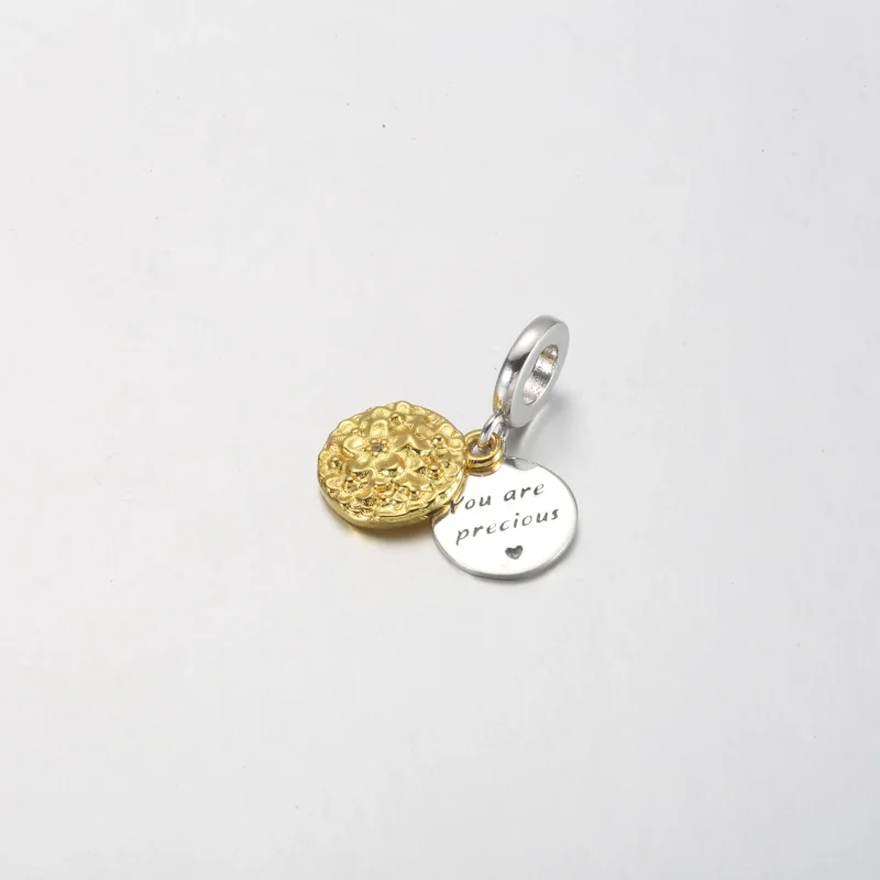 (bild till) Pandora Tvåtons Daisy Dubbelhängeande Charm - 762341C01 - View 6
