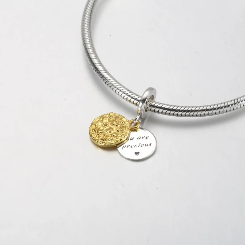 (bild till) Pandora Tvåtons Daisy Dubbelhängeande Charm - 762341C01 - View 8