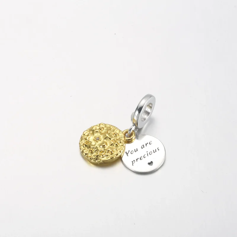 (bild till) Pandora Tvåtons Daisy Dubbelhängeande Charm - 762341C01 - View 10