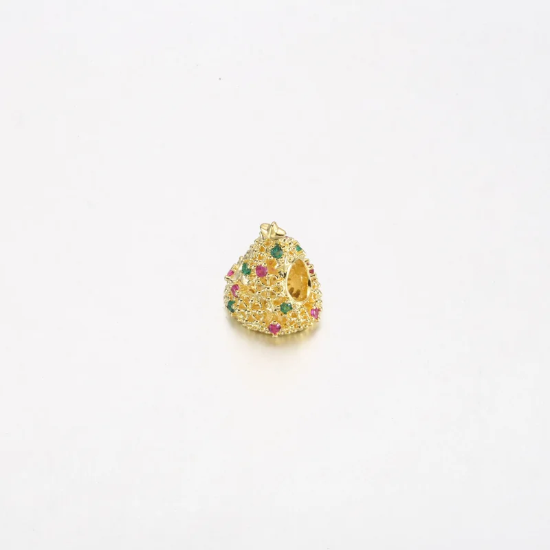 (bild till) PANDORA Glitter Julgran Charm - 769226C01 - View 5