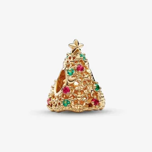 (bild till) PANDORA Glitter Julgran Charm - 769226C01