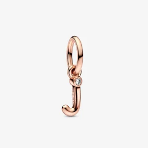 (bild till) PANDORA Bokstaven J Skriptalfabet Hängande Charm - 782465C01
