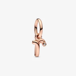 (bild till) PANDORA Bokstaven R Skrift Alfabet Hängande Charm - 782477C01